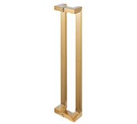 Maniglia moderna per porta di fienile in acciaio inox, grande, scorrevole in vetro, per doccia o porta principale, lunghezza 60, 80, 120, 150 cm, design push pull su entrambi i lati (colore: D)