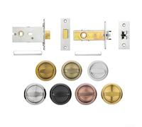 Maniglia Nascosta a Doppia Faccia per Muri Divisori(Angled 60MM)
