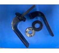 MANIGLIA NERA QUADRO 8 INFISSI ALLUMINIO 2 pz MNIGLIE PORTA LEGNO UNIVERSALE