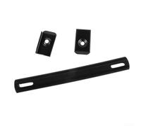 Maniglia nera rivestita in vinile per cassette degli attrezzi di livello industriale, scaffali e telai di fabbricazione (235 mm)