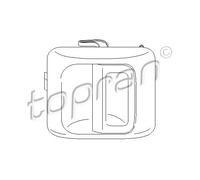 Maniglia nero 721 733 TOPRAN per PEUGEOT CITROËN