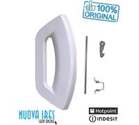 MANIGLIA OBLO LAVATRICE HOTPOINT ARISTON INDESIT POLAR WHITE FUTURA ORIGINALE