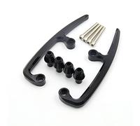 Maniglia parte Moto CNC In Alluminio Posteriore Maniglioni Sedile Passeggero Rail Maniglia Bracciolo Braccioli Per Kawasaki Z650 Z 650 2017 2018(Black)