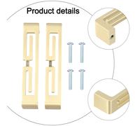 Maniglia per armadio oro aggiornamento mobili design elegante materiale lunga du