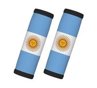 Maniglia per bagagli con stampa bandiera argentina, coperture morbide per impugnature, copertura per maniglia per borsa da viaggio, 2 pezzi