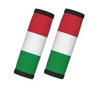 Maniglia per bagagli con stampa bandiera italiana, coperture morbide per impugnature, copertura per maniglia per borsa da viaggio, 2 pezzi