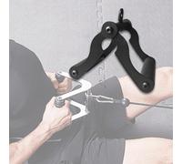 Maniglia per barra doppia D, robusta maniglia per esercizi a casa, allenamento