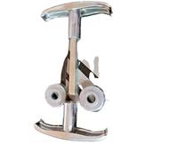 Maniglia per Basculante Garage Thema 95x45x92 mm Cromata Lucida Made In Italy