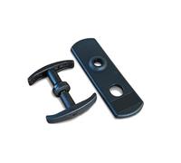 MANIGLIA PER BASCULANTI CON PLACCA FORO TONDO IBFM 1437/T