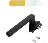 Maniglia per battente, in lega di zinco, ultra stretta, 0,38 x 0,9 cm, con montaggio laterale, per profili in alluminio, porte e telai (A)