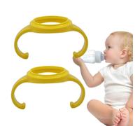 Maniglia per biberon | Manici ergonomici con presa facile per l'alimentazione di latte e acqua | Accessori per bottiglie d'acqua per la casa, centro di apprendimento precoce, Uozonit