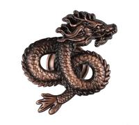 Maniglia per cassetti a forma di drago in lega di zinco, per camera da letto dei bambini, pomello per mobili fantasy, mitici, pomelli per armadietti, decorazione per la camera dei bambini (bronzo