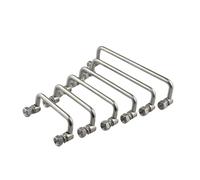 Maniglia per cassetto a forma di U in acciaio inossidabile 304 per armadi di distribuzione industriale - Maniglia per porta meccanica durevole(180mm)
