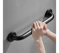 maniglia per doccia, maniglioni, Maniglia for doccia nera da 23 pollici in acciaio inossidabile - Maniglie for doccia con impugnatura sicura - Maniglia for disabili for bagno Asta di supporto for bagn