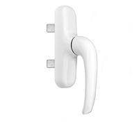 Maniglia per finestra a battente o a battente | Mango Cremonese | Serie europea | Colore bianco | Apertura interna a destra