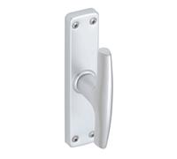 Maniglia per finestra Martellina Bica alluminio argento Argento