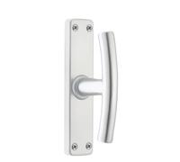 Maniglia per finestra Martellina quadra alluminio argento Argento