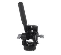 Maniglia per FotocameraTesta Idraulica per Treppiede, Testa Video a Livello in Lega di Alluminio, Base Fotografica Panoramica Smorzante Portatile, Compatibile con Apparecchiature
