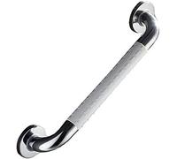 Maniglia per il bagno, barra antiscivolo per doccia, maniglia in acciaio inox con impugnatura testurizzata, equilibrio, supporto per corrimano, Handicap El(38 cm)