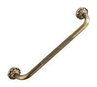 Maniglia per il bagno in rame, antiscivolo, per doccia, con braccioli multifunzionali, sicurezza per anziani e supporto per vasca da bagno, facile installazione a sinistra e destra, design resistente