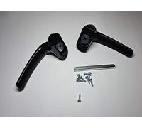 MANIGLIA PER INFISSI IN ALLUMINIO NERA (COPPIA)