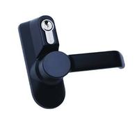 maniglia cilindro CISA 07078 - 38 nera per maniglione antipanico serie FAST