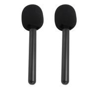 Maniglia per Microfono per Interviste, Supporto per Microfono Wireless da 2 Pezzi per Microfono 1, 2, per Rode Wireless GO II, per Hollyland Lark M1, C1, 150, per G1, Movo,