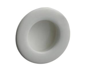 Maniglia Per Mobile A Incasso Ghidini Pietro Bosco Gpb 35Mm Plastica Bianca