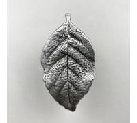 Maniglia per mobili a forma di foglia in lega di zinco per porte e cassetti, adatta per la camera dei bambini con raffinata placcatura (latta anticata)