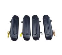 Maniglia per porta, 4 pezzi, cromata, per porta esterna, anteriore e posteriore, sinistra e destra, compatibile con Mitsubishi Montero Pajero 1992 1993 1994 1995 1996 1997 1998 1999 2000 (nero)
