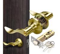 Maniglia per porta a, design ondulato, per interni ed esterni, robusta maniglia per porte d'ingresso per ingresso anteriore, camera da, moderne maniglie sicure per casa, ufficio, cabina