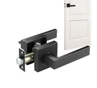 Maniglia per porta a per la privacy, pomello per camera da , reversibile di alta qualità, set di serratura resistente per mancini o destrorsi, hardware portatile per interni bagno soggiorno