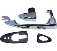 Maniglia per Porta Auto Esterna Destra DX Cromata, Alluminio, 100% Alluminio, Me