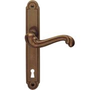 MANIGLIA PER PORTA BAROCCO OTTONE BRONZATO GUARNITURA Q8