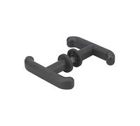 Maniglia per porta basculante di garage, quadrate 8mm, nere - THIRARD