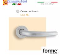 Maniglia zama torino con bocchetta cromo satinato