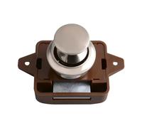 Maniglia per porta camper Camper Car Push Lock Keyless RV Push Cabinet Serrature Armadietto for barche in metallo Armadio Pulsante Scomparto Fermo Catture Serrature per camper, roulotte, barche, autom