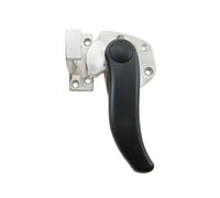 Maniglia per porta convessa alta e bassa, in acciaio inox, per uso industriale, resistente, a forma di S, con guarnizione rotante avanzata, 1 pezzo (destra)