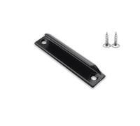 Maniglia per porta del balcone, maniglia per porta del balcone, maniglia in lega di alluminio con viti in acciaio inox, maniglia per porta del balcone, per porte e finestre, cassetti, ante ecc. (nero)