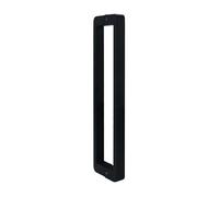 Maniglia per porta della doccia in acciaio inox nero opaco e tira per porta del fienile, 425 mm, barra di supporto per bagno per una presa sicura, design moderno, accessori durevoli