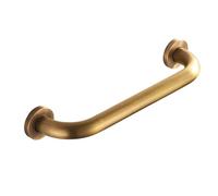Maniglia per porta della doccia in ottone anticato, in vetro, elegante, resistente, 30 cm, design su un solo lato