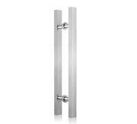 Maniglia per porta della doccia, maniglia per porta del bagno, distanza tra i fori 1200 mm, design argento durevole per un facile accesso