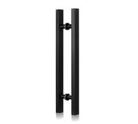 Maniglia per porta della doccia, maniglia per porta del bagno, distanza tra i fori 1200 mm, design argento durevole per un facile accesso