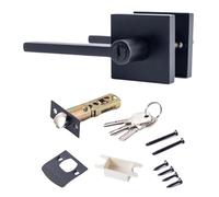 Maniglia per porta d'ingresso con e chiavi Leve per porte di sicurezza Maniglia di ricambio per porte antifurto Serrature Hardware Parte di sicurezza Leve per porte Maniglia facile da installare