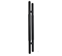 Maniglia per porta d'ingresso da 61/81/101,6 cm, maniglia scorrevole su 2 lati, in vetro, per doccia/capannone in legno, resistente, per uso commerciale a spinta per uso esterno/interno