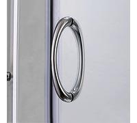 Maniglia per porta doccia da 5,7 pollici Maniglia per porta in vetro Maniglia a doppia faccia back-to-back, maniglie per porta push push per doccia da bagno in acciaio inossidabile (dimensioni : 145mm