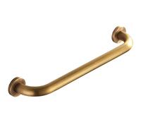 Maniglia per porta doccia in vetro, maniglia in ottone anticato, maniglia per porta del bagno e barra per asciugamani, lato singolo per un facile accesso