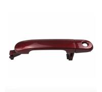 Maniglia per porta esterna anteriore sinistra lato conducente con serratura a chiave per Versa 2007-2012, parte di ricambio nera con primer OEM 82641EL12A (rosso)