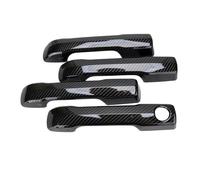 Maniglia per porta esterna per Tundra 2022 4 PZ ABS In Fibra di Carbonio Auto Esterno Maniglia Laterale Copertura Trim Accessori Maniglia Esterna Auto