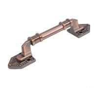 Maniglia per porta in alluminio antico 150 mm bronzo rosso antico maniglia